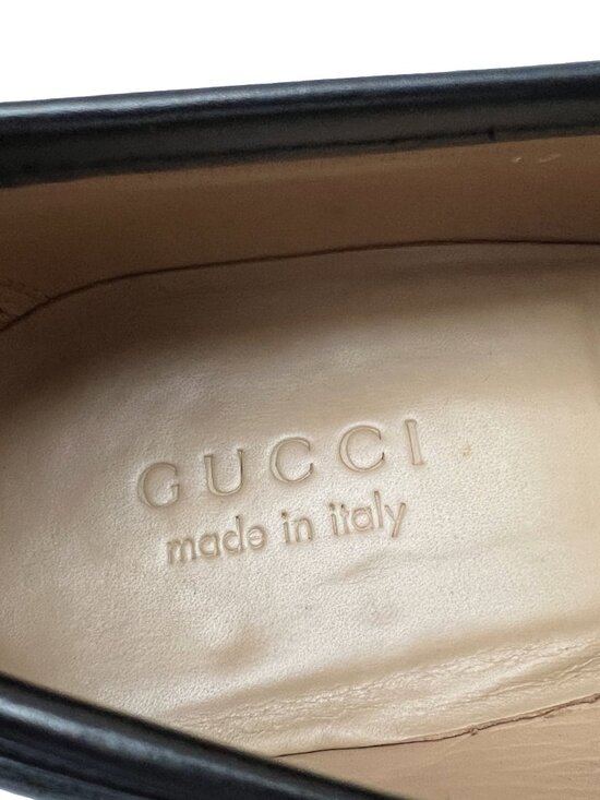 $1090 Gucci Mens Horsebit 1953 Dress Shoes Silver Bit Loafers US 9.5 / UK 9 / 43 main image 6
